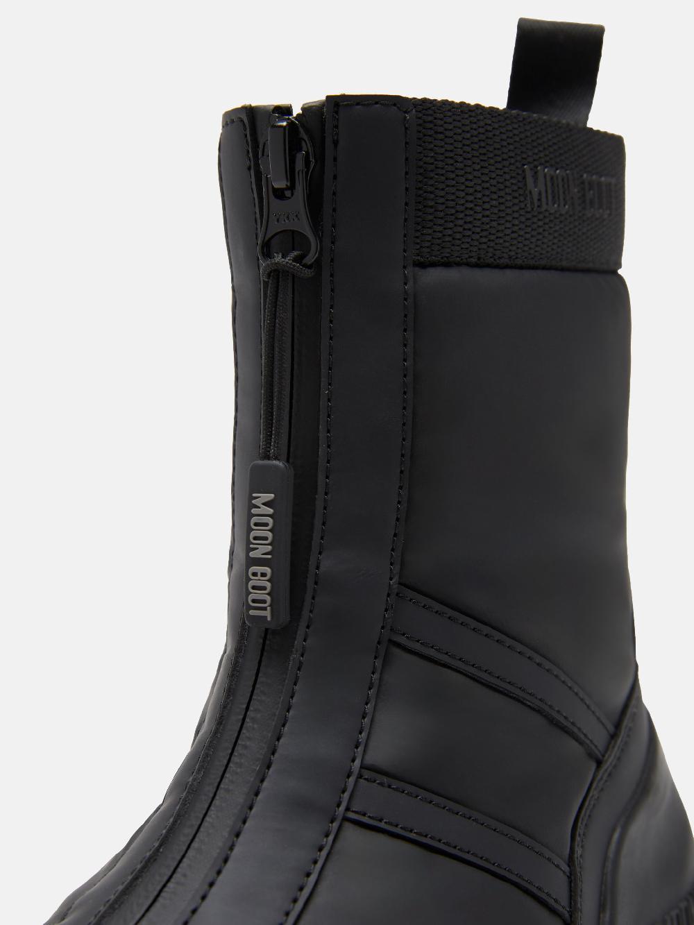 Moon Boot STIVALE LUNA NERO CON ZIP Spedizione Gratuita