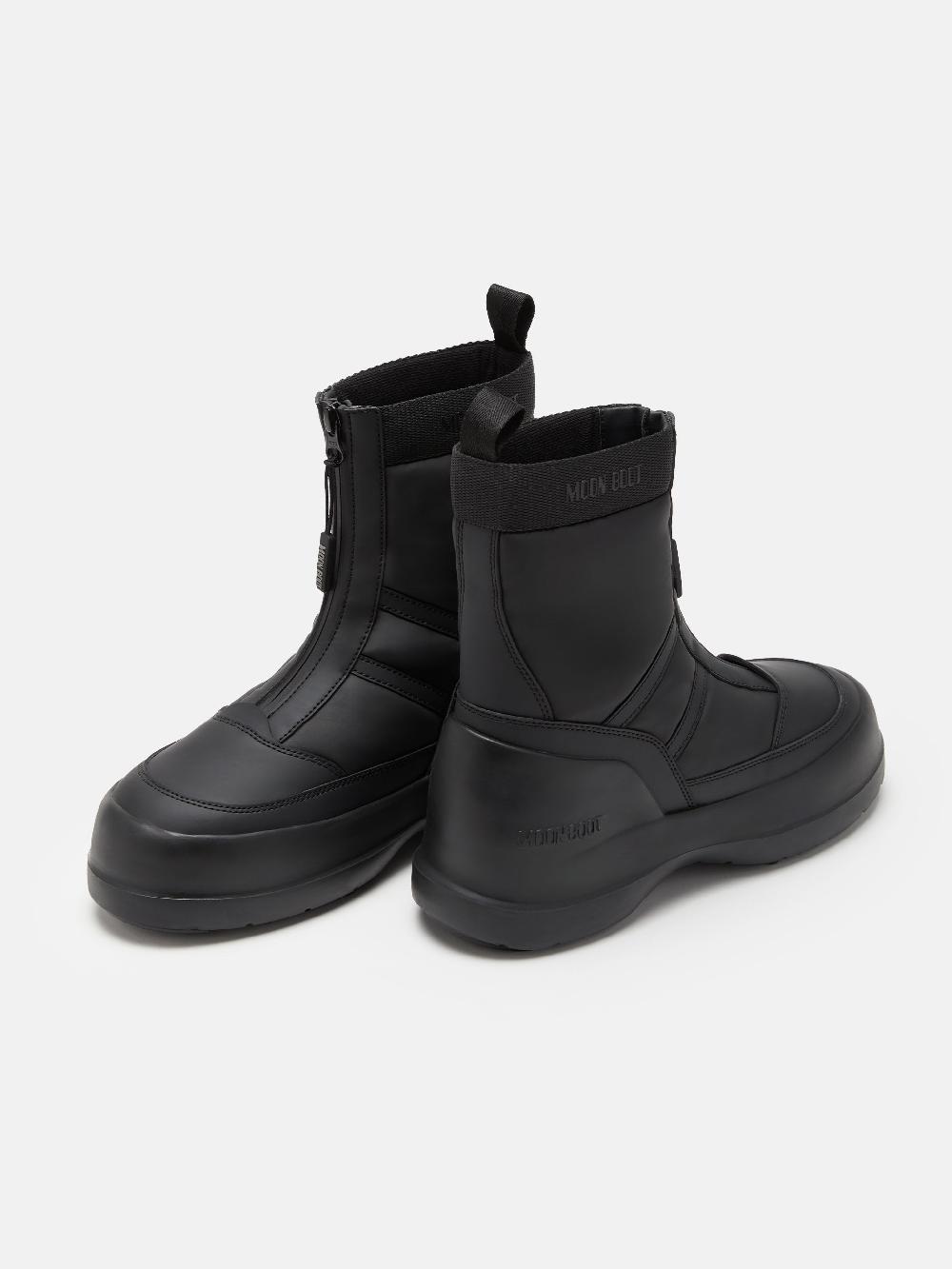 Moon Boot STIVALE LUNA NERO CON ZIP Spedizione Gratuita
