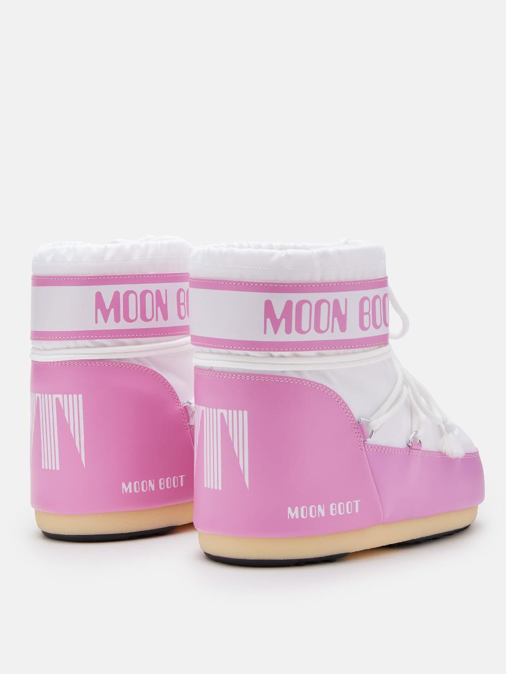 Moon Boot ICON LOW NYLON ROSA In Saldo