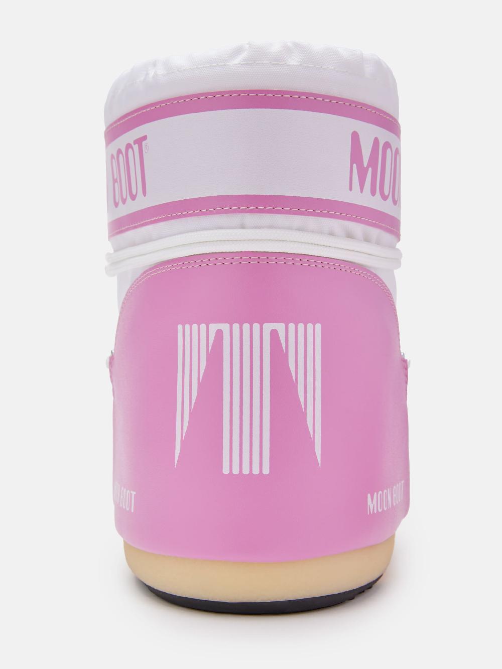 Moon Boot ICON LOW NYLON ROSA In Saldo