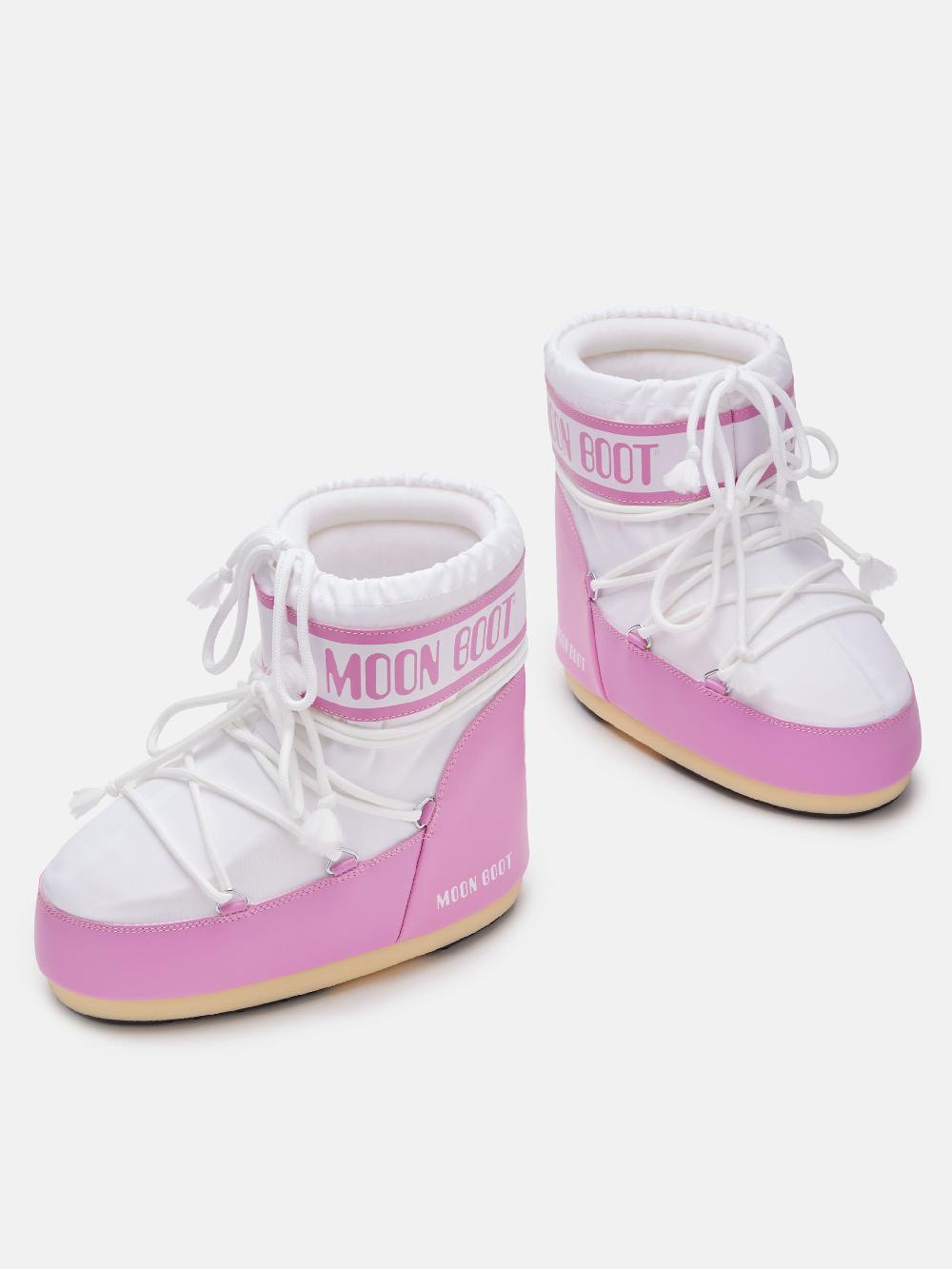 Moon Boot ICON LOW NYLON ROSA In Saldo