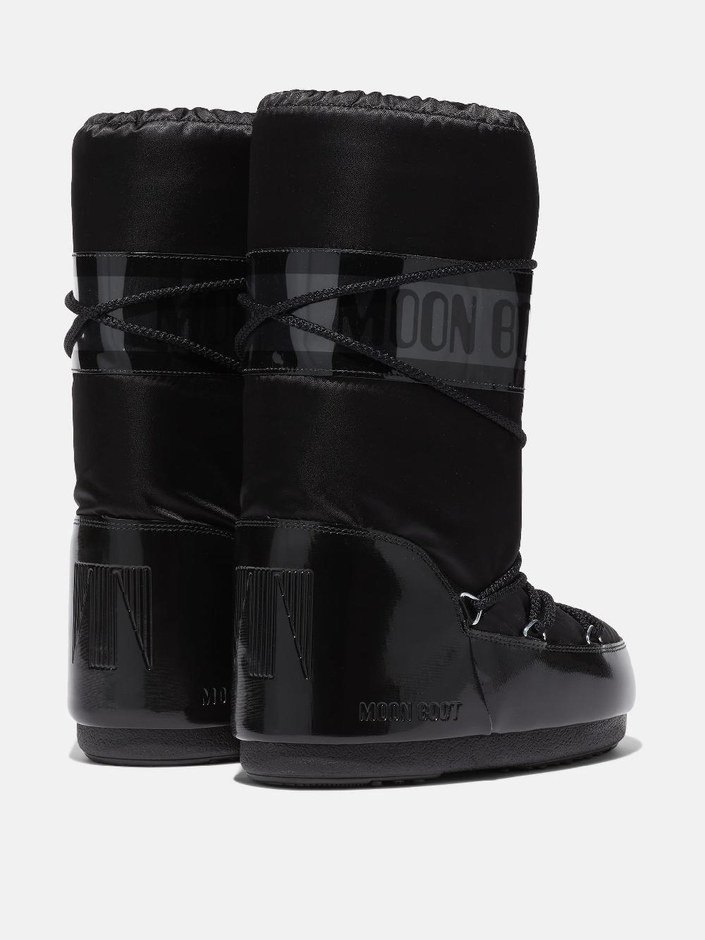 Moon Boot ICON GLANCE NERO IN RASO Pezzi Unici
