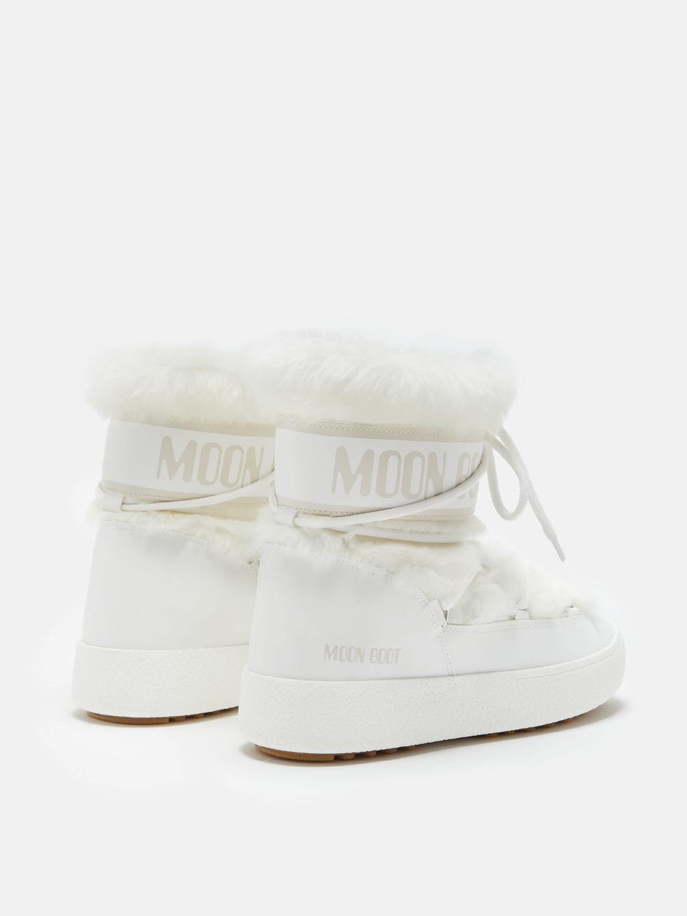 Moon Boot LTRACK LOW FAUX FUR BIANCO Consegna Veloce