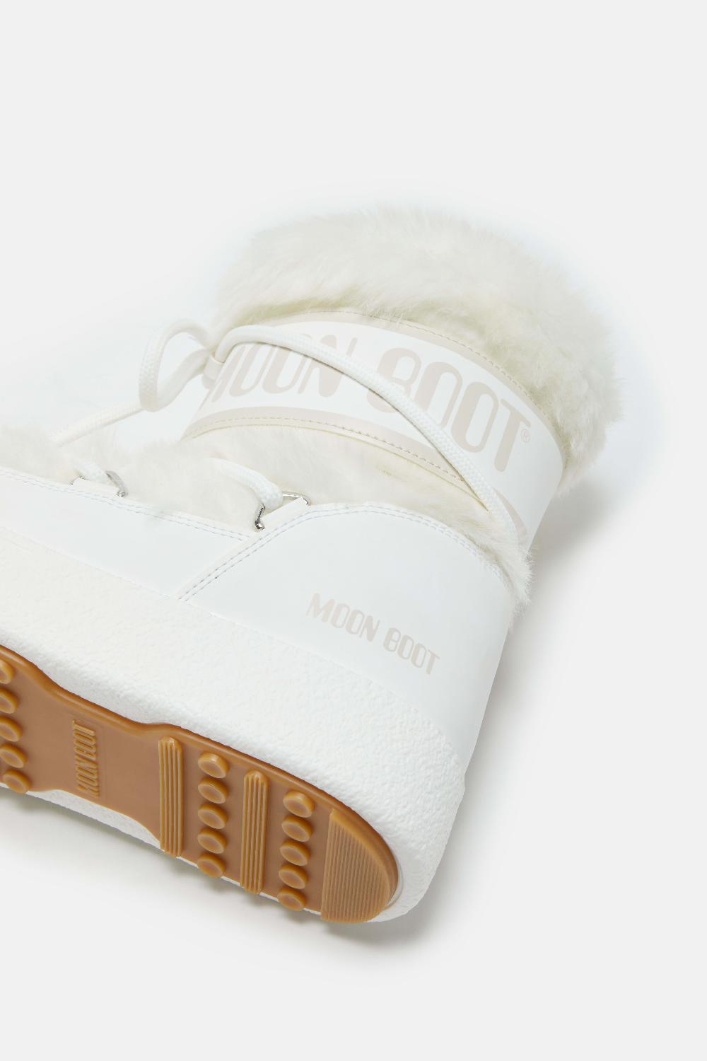 Moon Boot LTRACK LOW FAUX FUR BIANCO Consegna Veloce