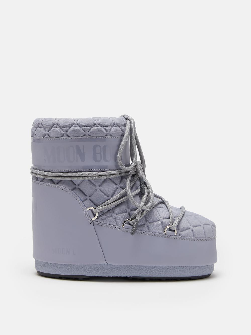 Moon Boot ICON LOW QUILT GRIGIO Fino Al -60%