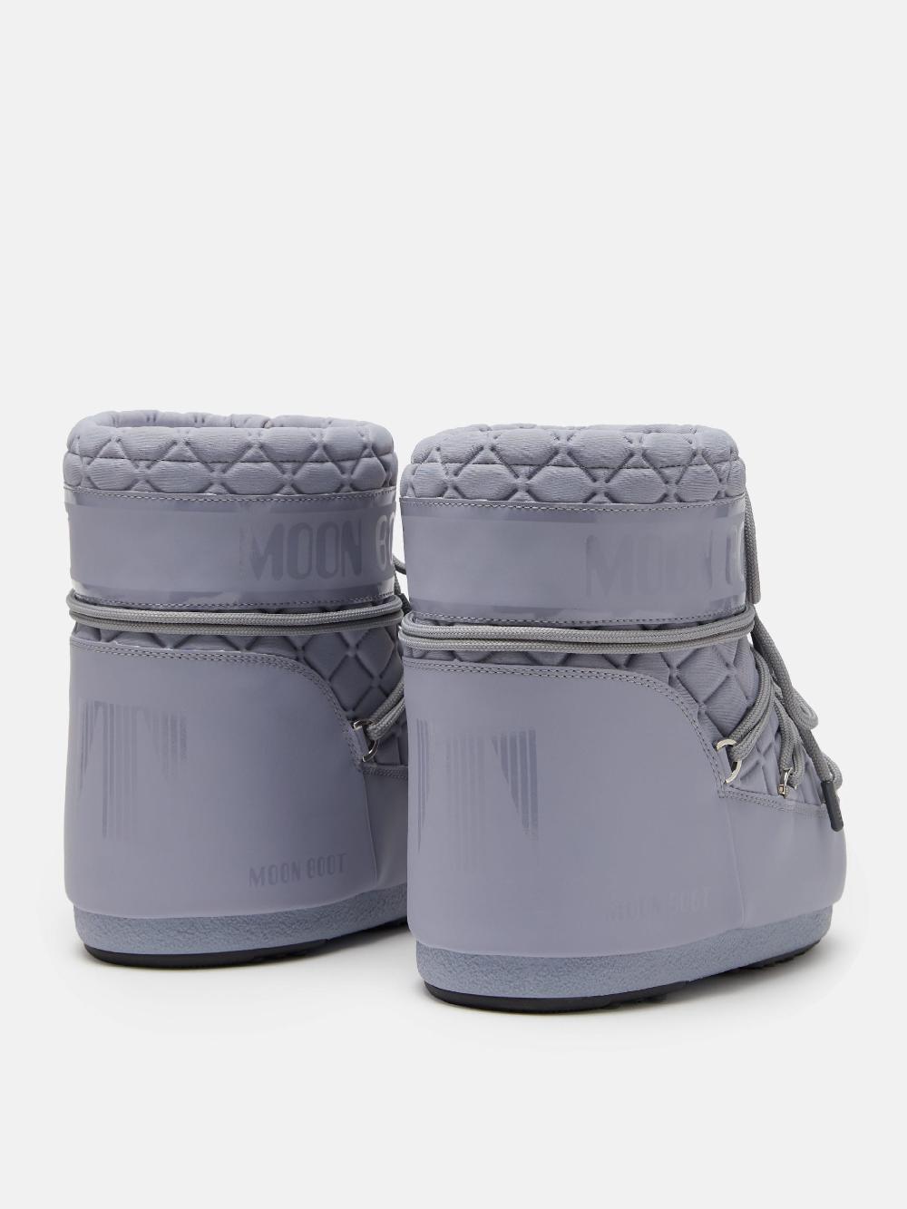 Moon Boot ICON LOW QUILT GRIGIO Fino Al -60%