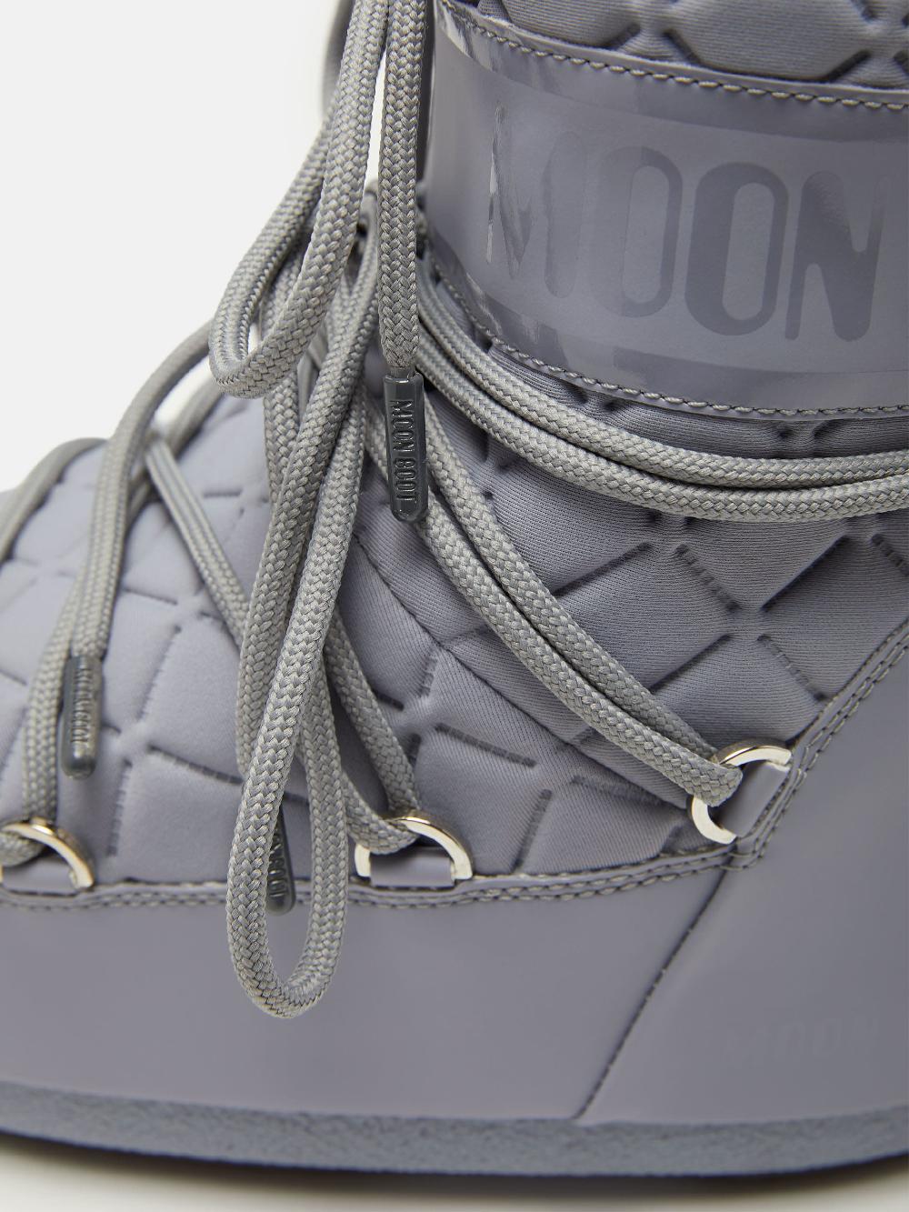 Moon Boot ICON LOW QUILT GRIGIO Fino Al -60%