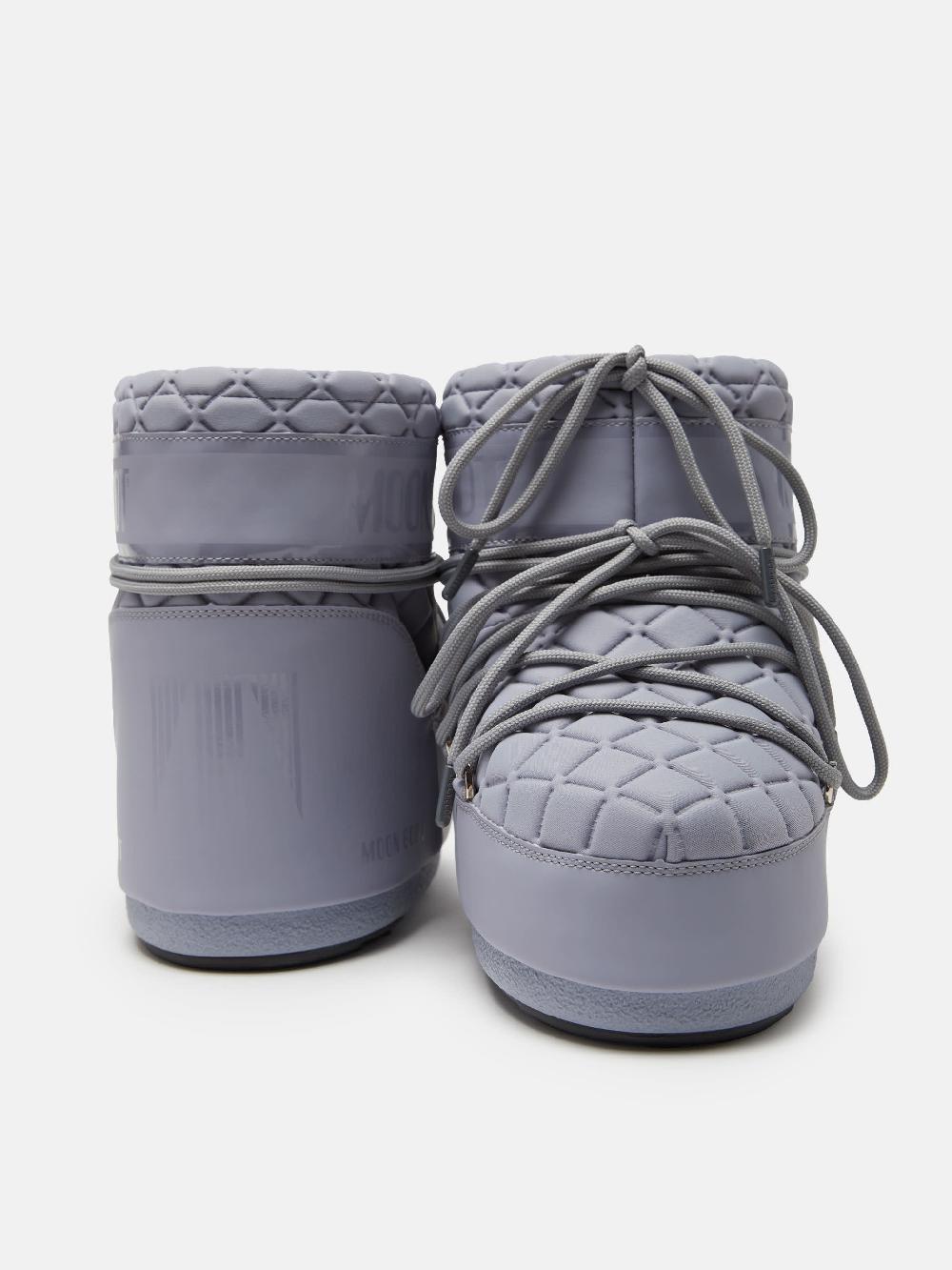 Moon Boot ICON LOW QUILT GRIGIO Fino Al -60%