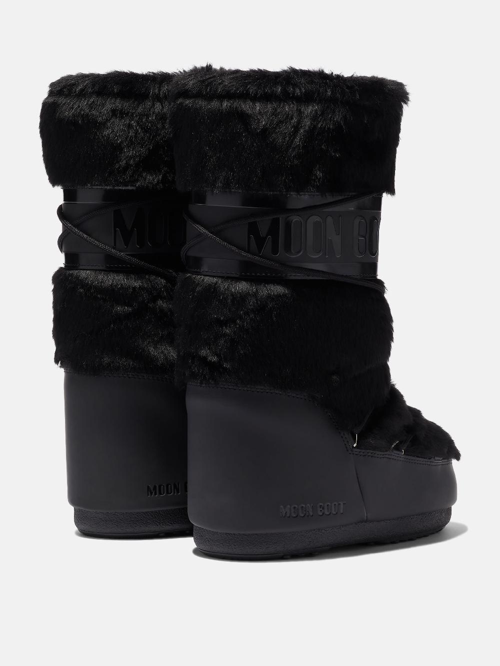 Moon Boot ICON NERO IN ECOPELLICCIA Shopping Online