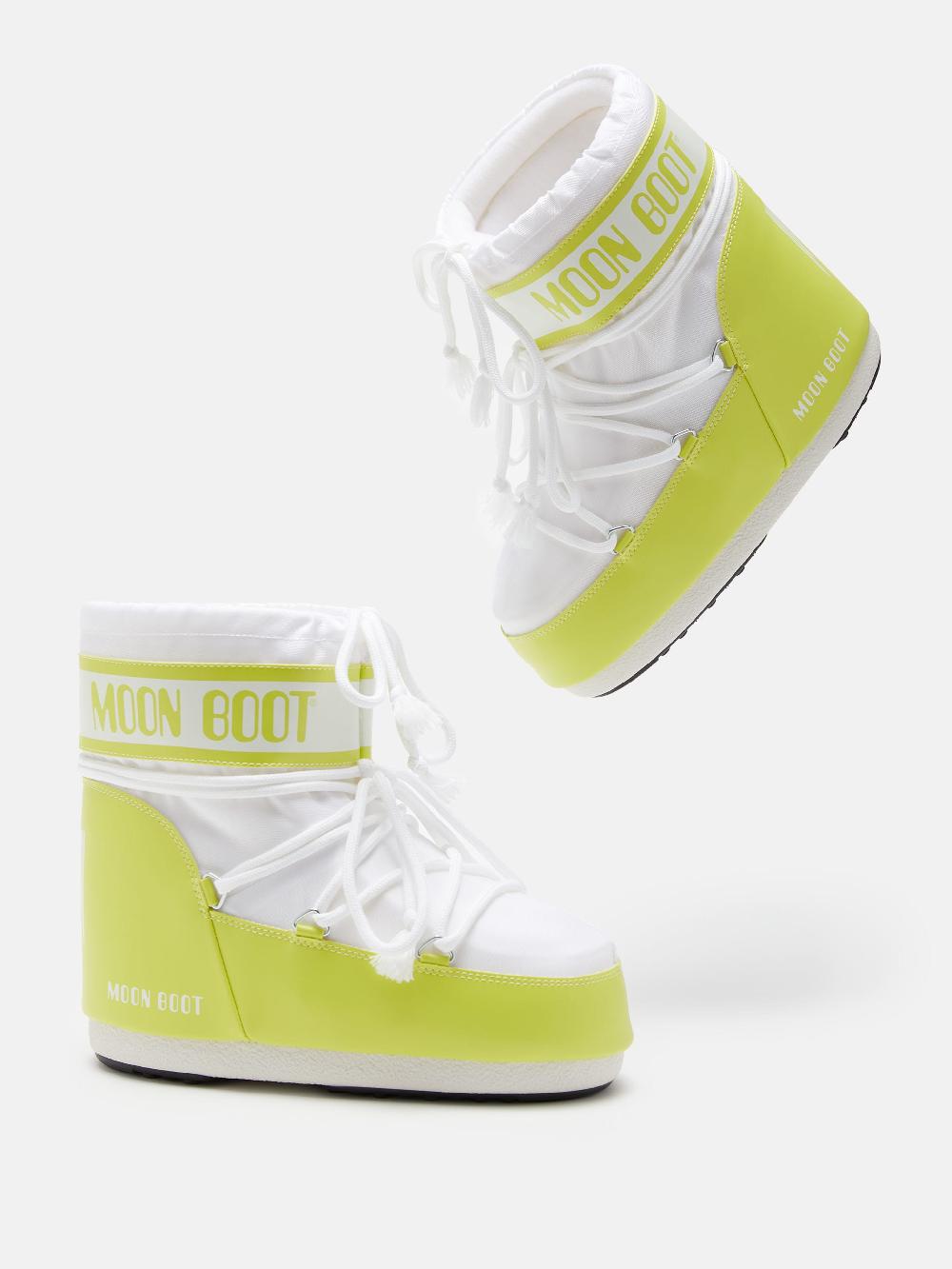 Moon Boot ICON LOW NYLON VERDE LIME Prezzo Ridotto
