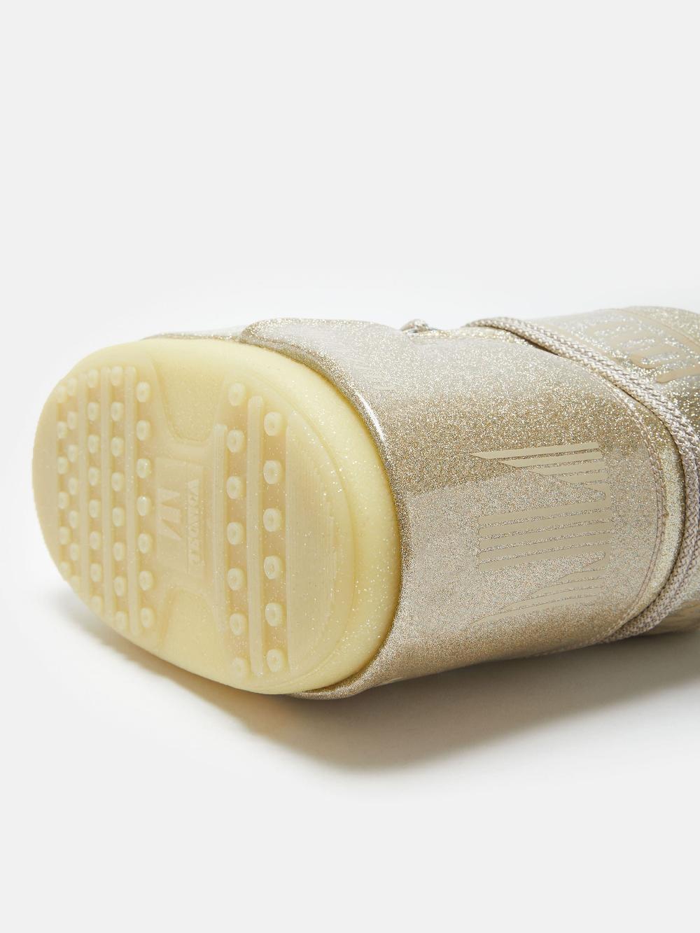 Moon Boot ICON LOW GLITTER ORO Novità