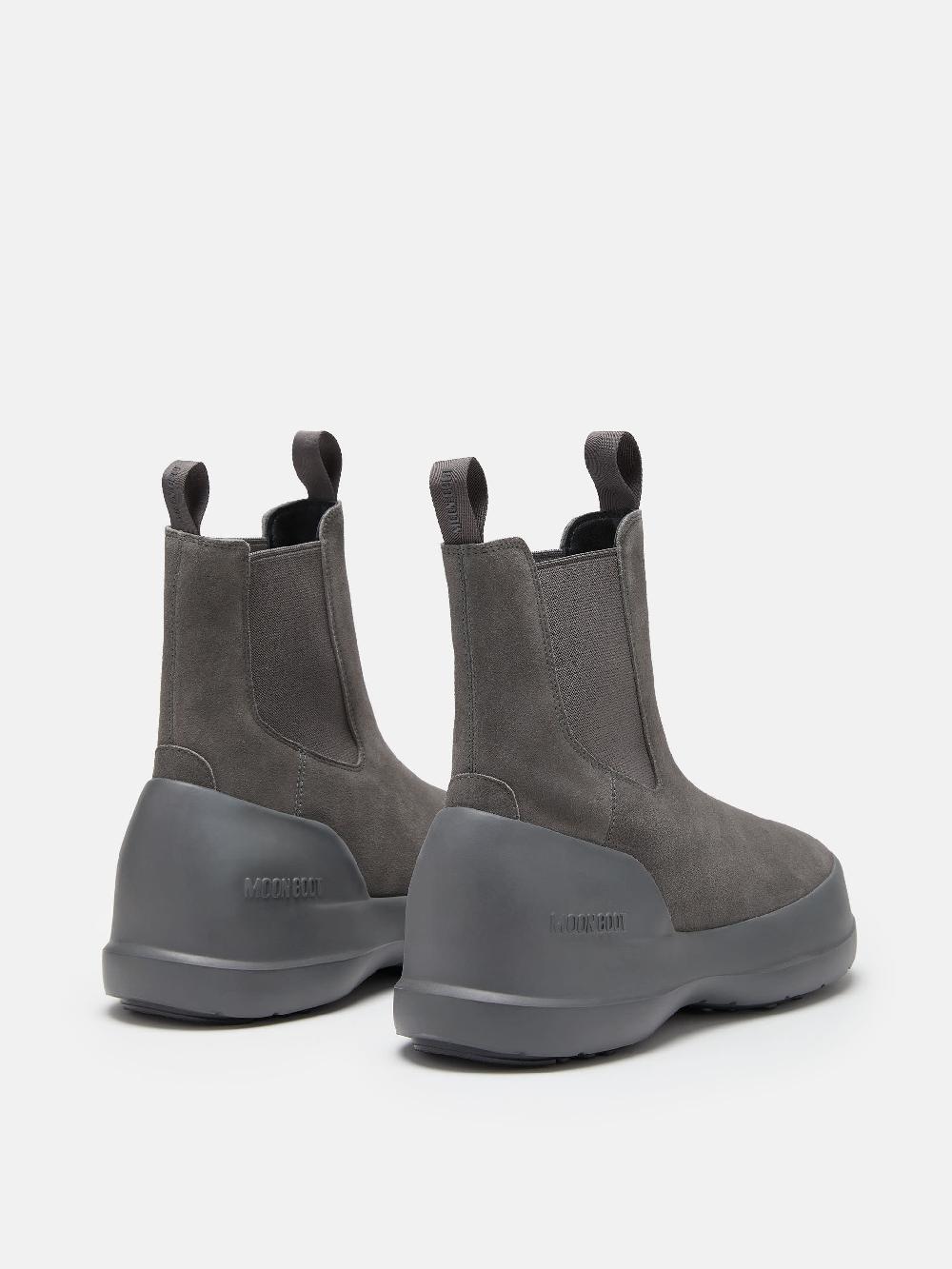 Moon Boot STIVALE LUNA CHELSEA GRIGIO IN PELLE SCAMOSCIATA Offerta