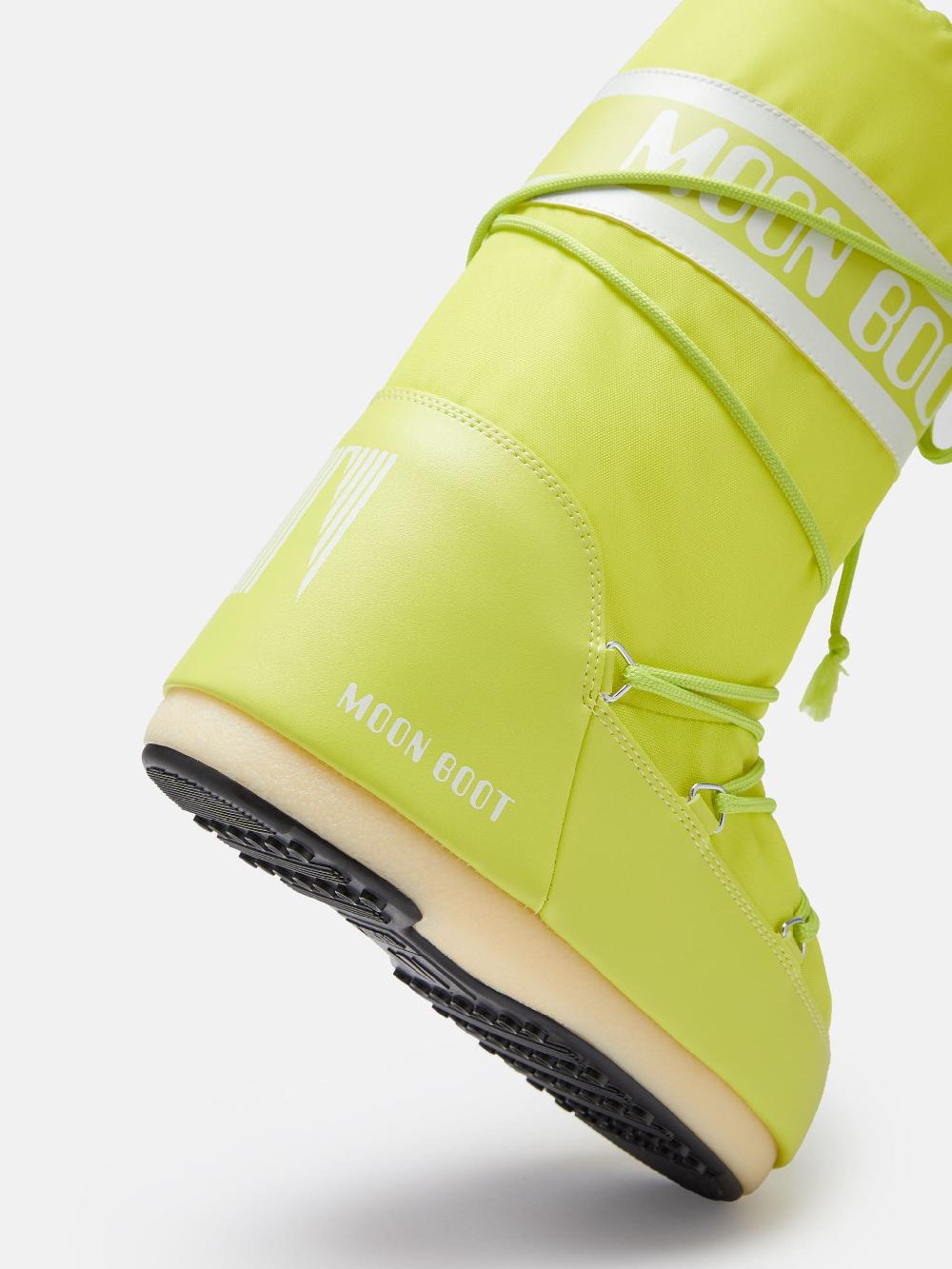 Moon Boot ICON NYLON VERDE LIME In Saldo