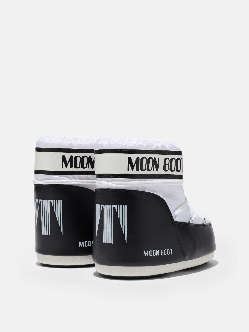 Moon Boot ICON LOW BIANCO IN NYLON Moda