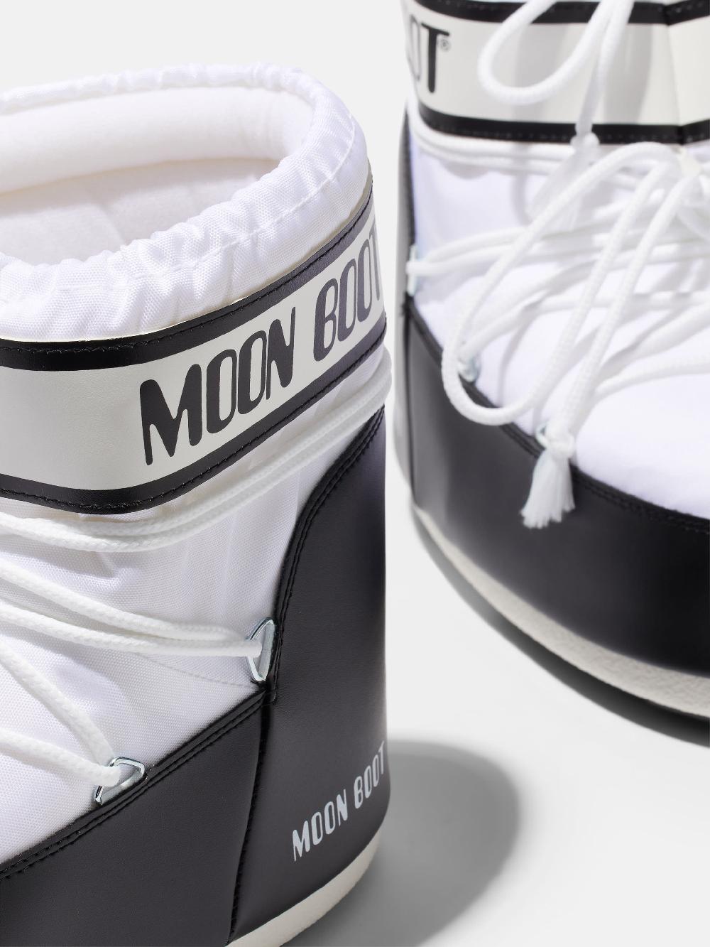 Moon Boot ICON LOW BIANCO IN NYLON Moda