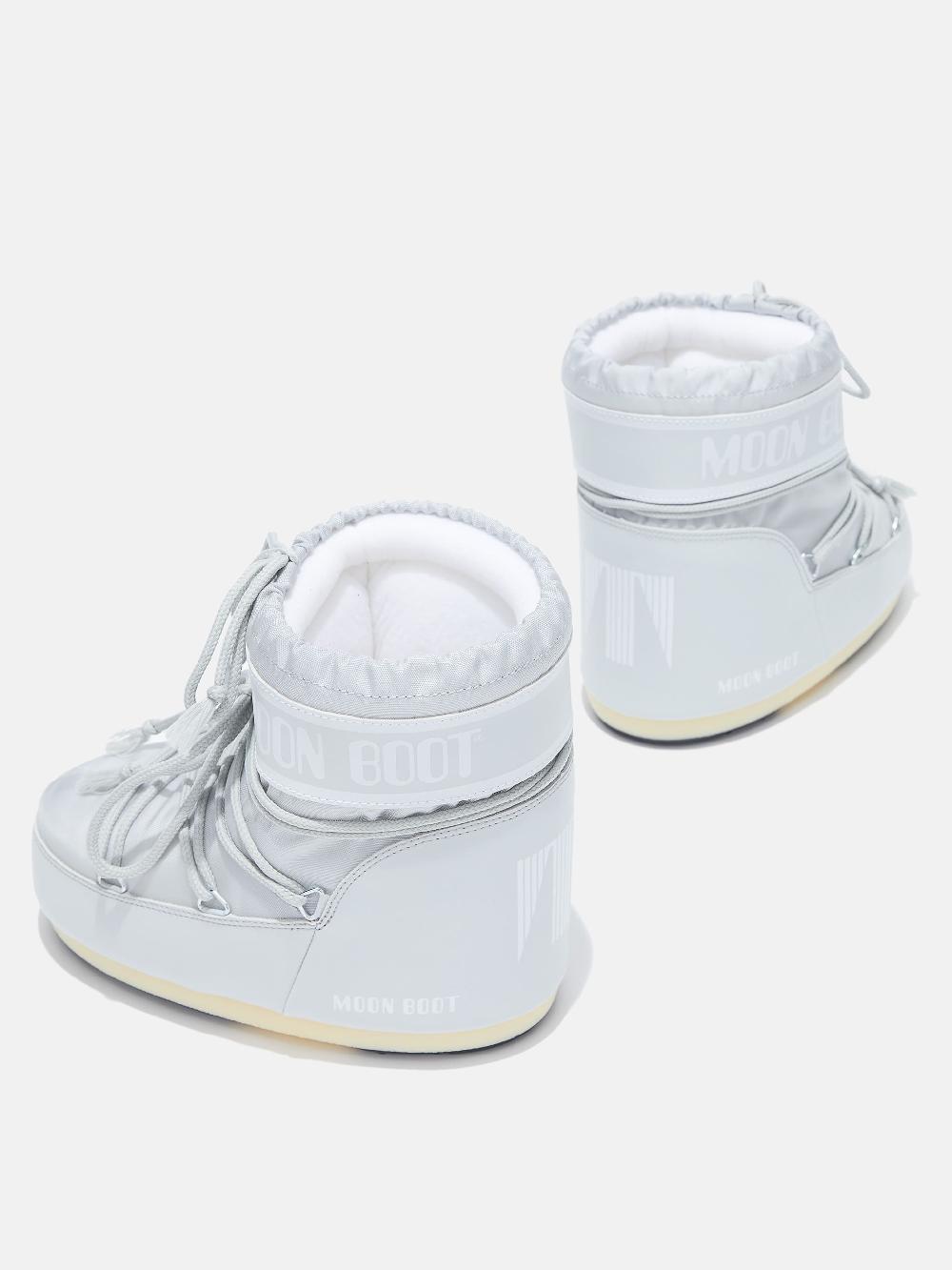 Moon Boot ICON LOW GRIGIO IN NYLON 2025