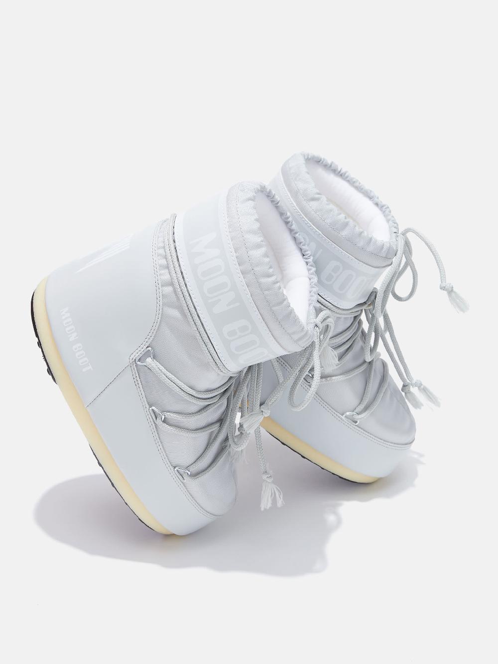 Moon Boot ICON LOW GRIGIO IN NYLON 2025