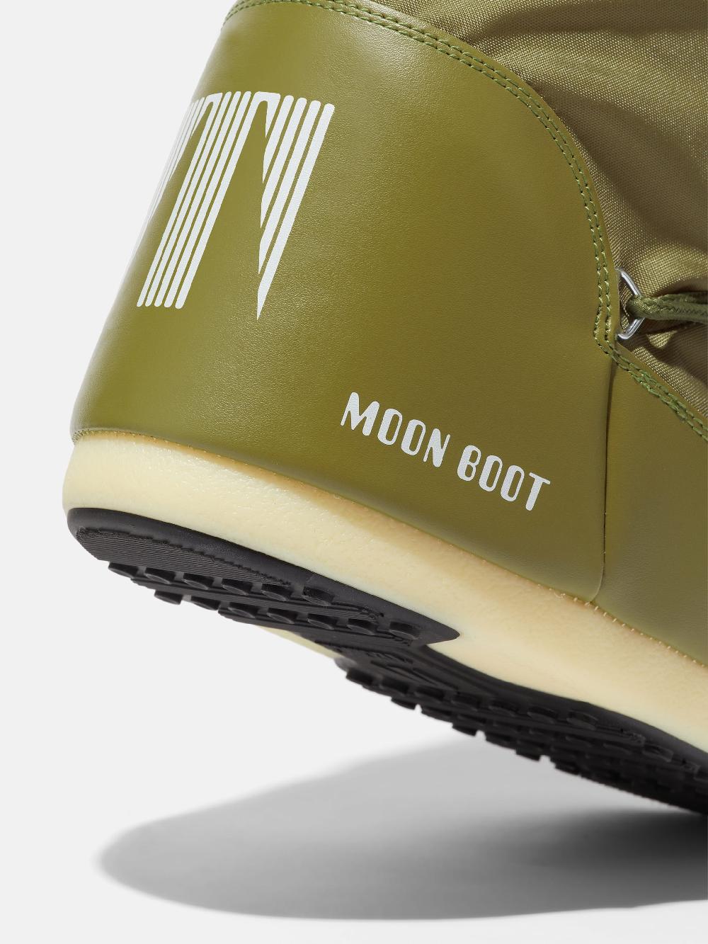 Moon Boot ICON KAKI IN NYLON Italia