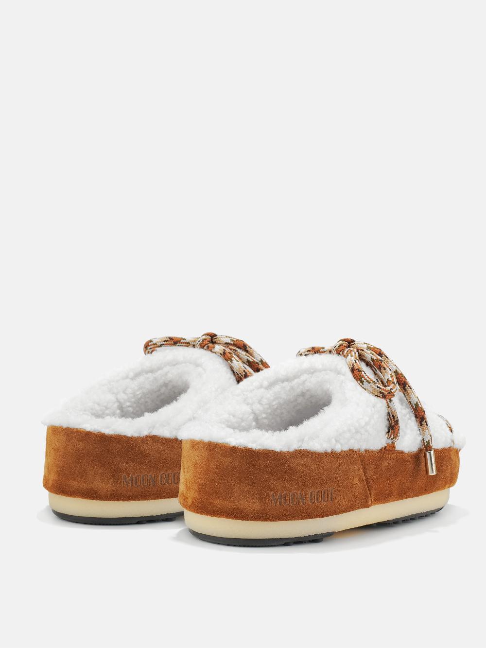 Moon Boot ICON MULE NOCCIOLA IN SHEARLING 2025