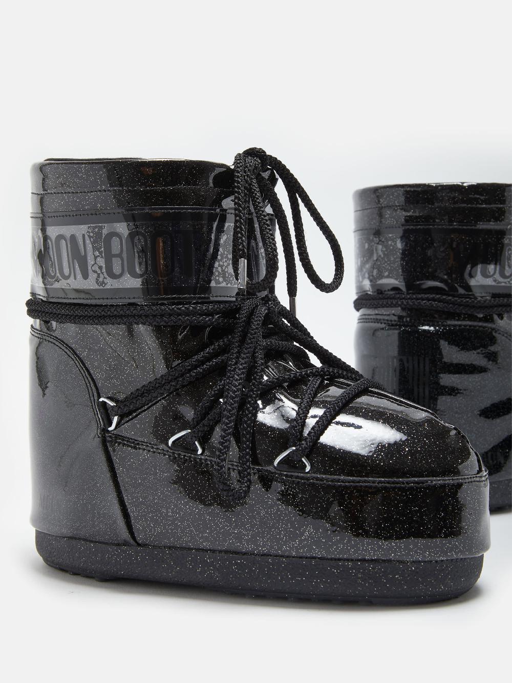 Moon Boot ICON LOW GLITTER NERO 2025