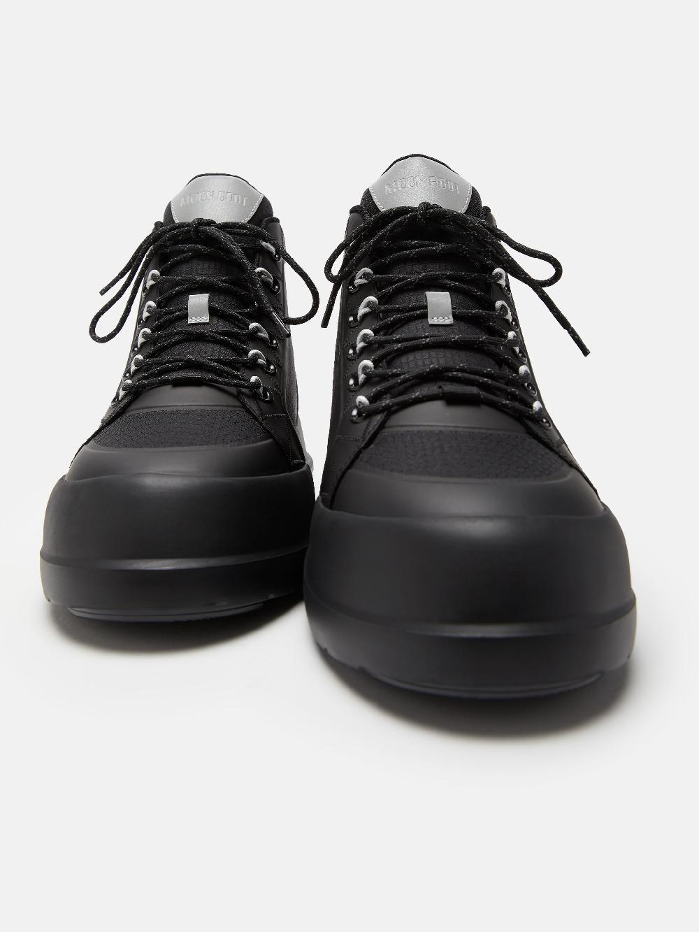 Moon Boot LUNA TREK MID NYLON NERO Vendita
