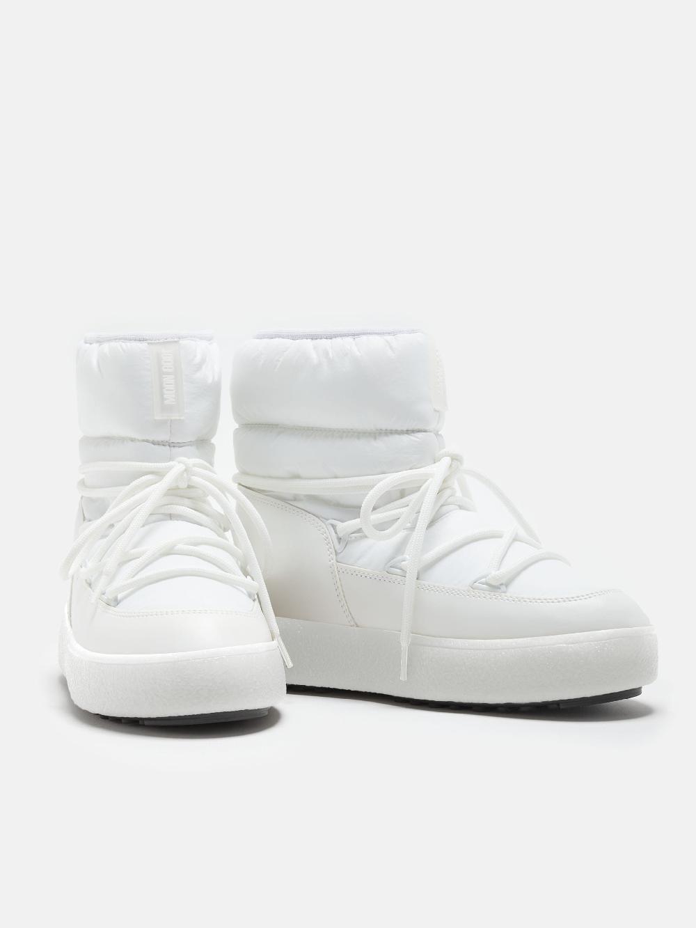 Moon Boot LTRACK LOW NYLON BIANCO Spedizione Gratuita