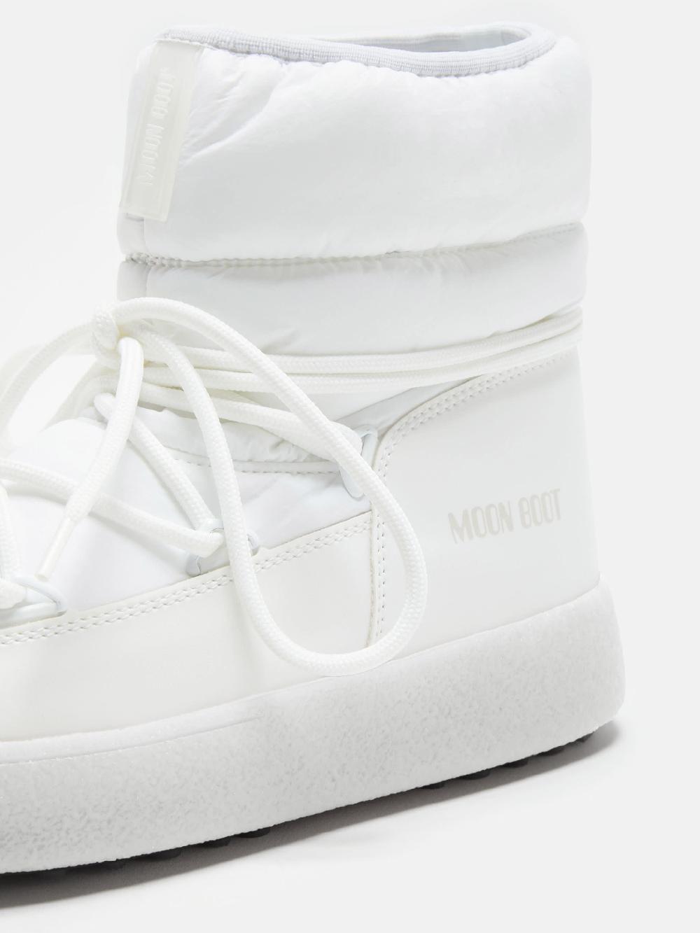 Moon Boot LTRACK LOW NYLON BIANCO Spedizione Gratuita