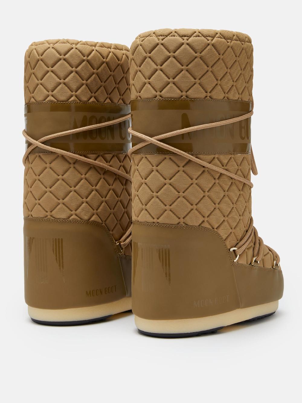 Moon Boot ICON QUILT MARRONE CHIARO Pezzi Unici