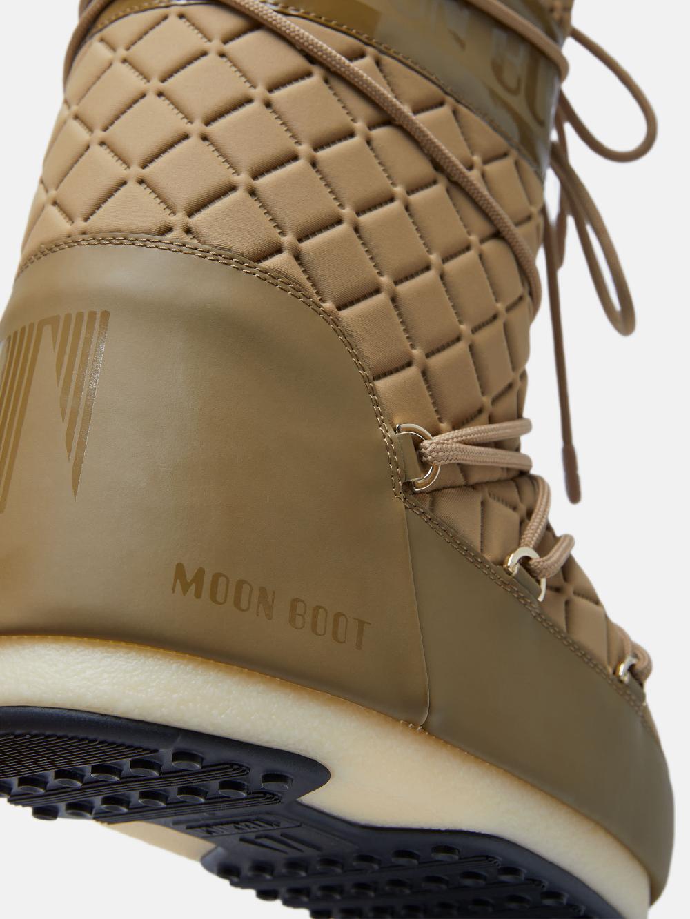 Moon Boot ICON QUILT MARRONE CHIARO Pezzi Unici