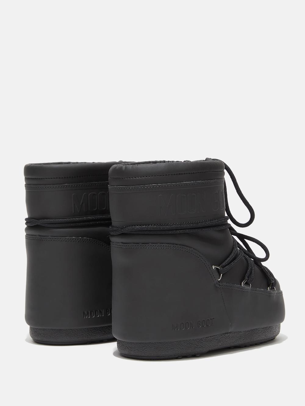 Moon Boot ICON LOW NERO IN GOMMA Negozi Online