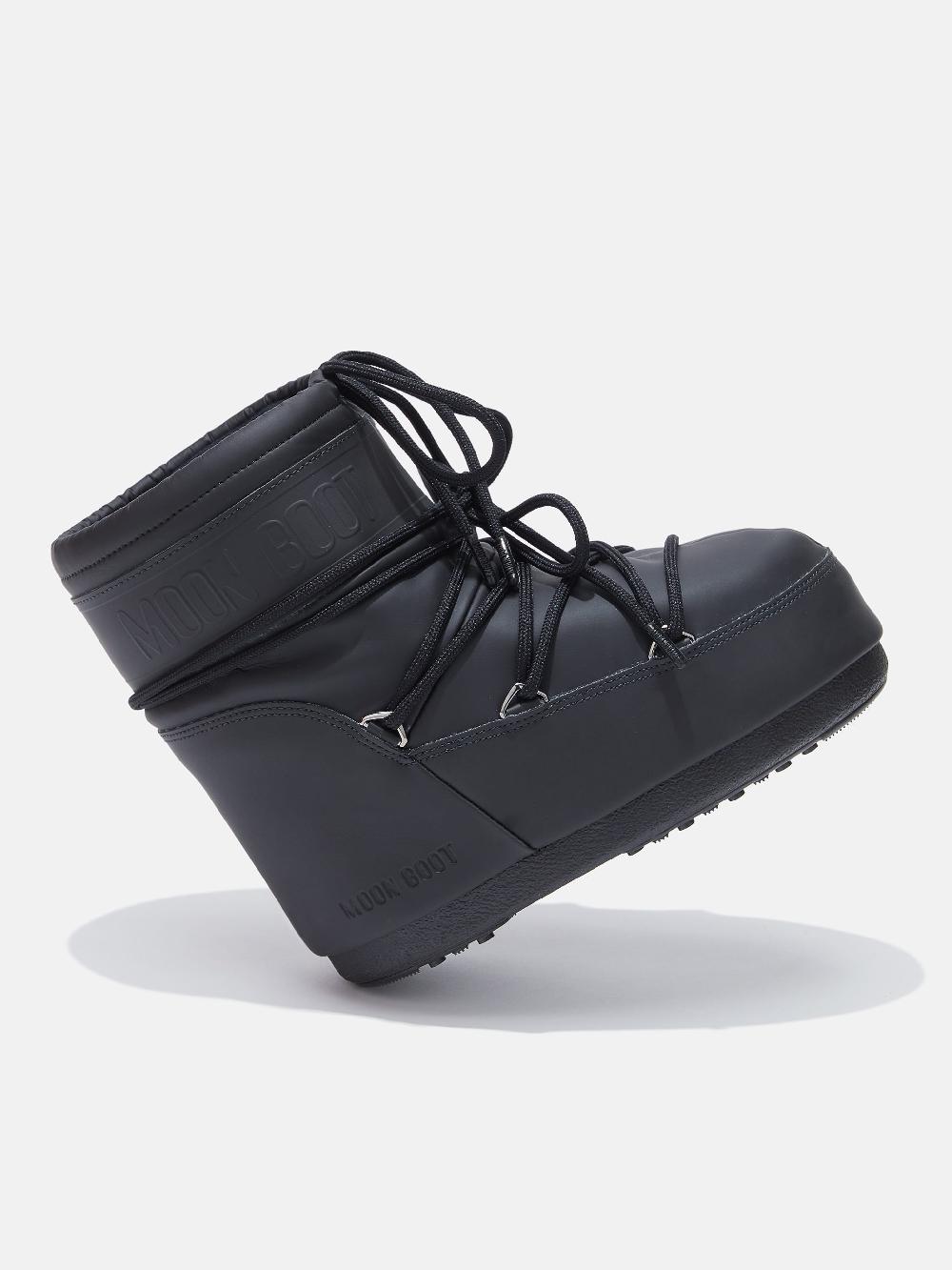 Moon Boot ICON LOW NERO IN GOMMA Negozi Online