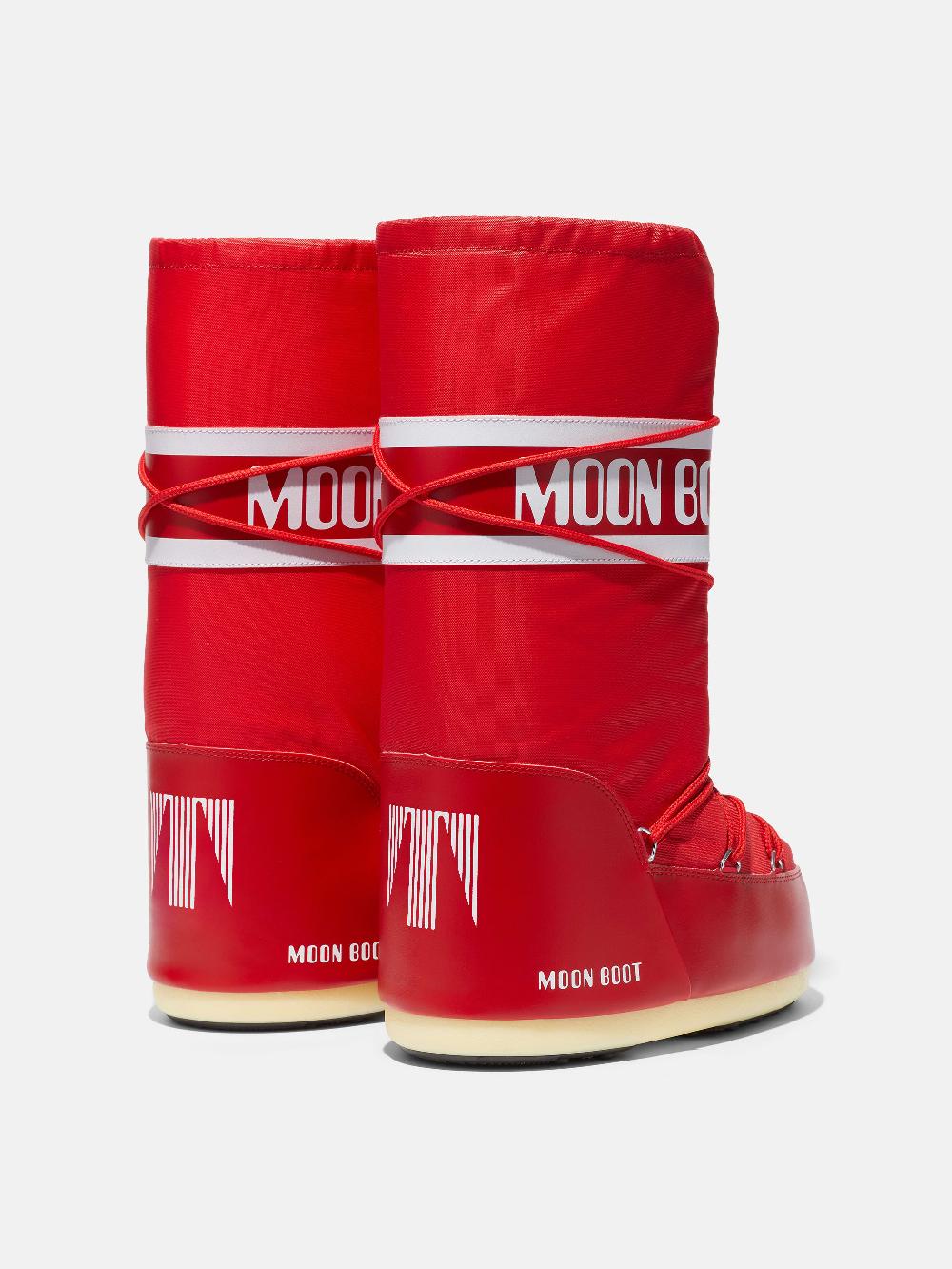 Moon Boot ICON ROSSO IN NYLON Promozione Limitata
