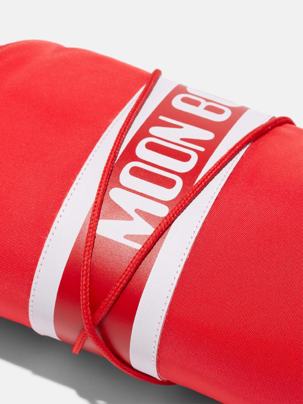 Moon Boot ICON ROSSO IN NYLON Promozione Limitata