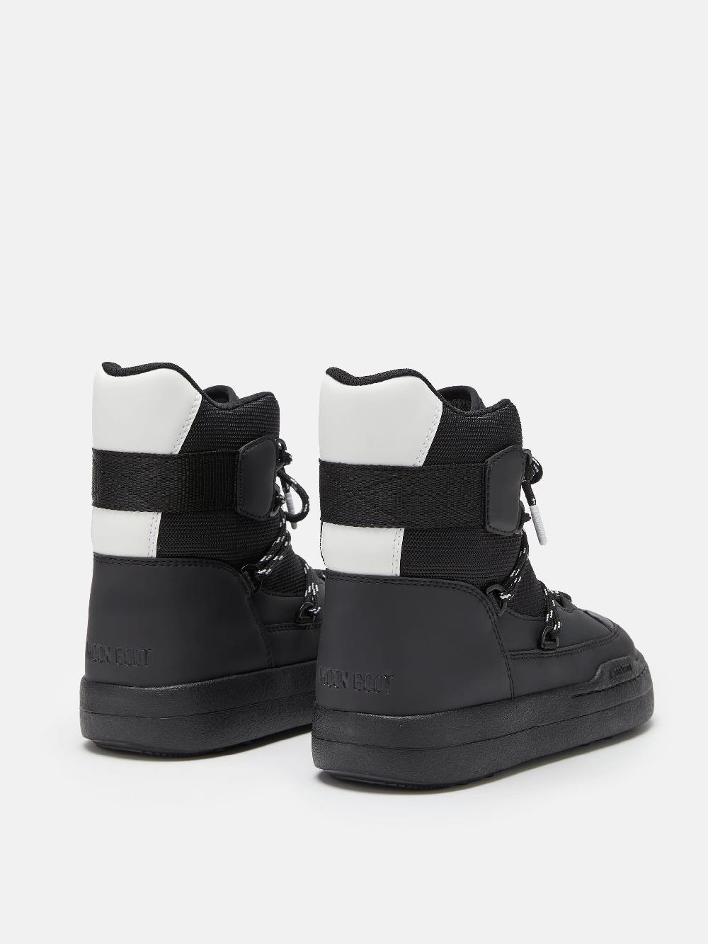 Moon Boot PARK SNEAKER BOOT NERO Fino Al -60%