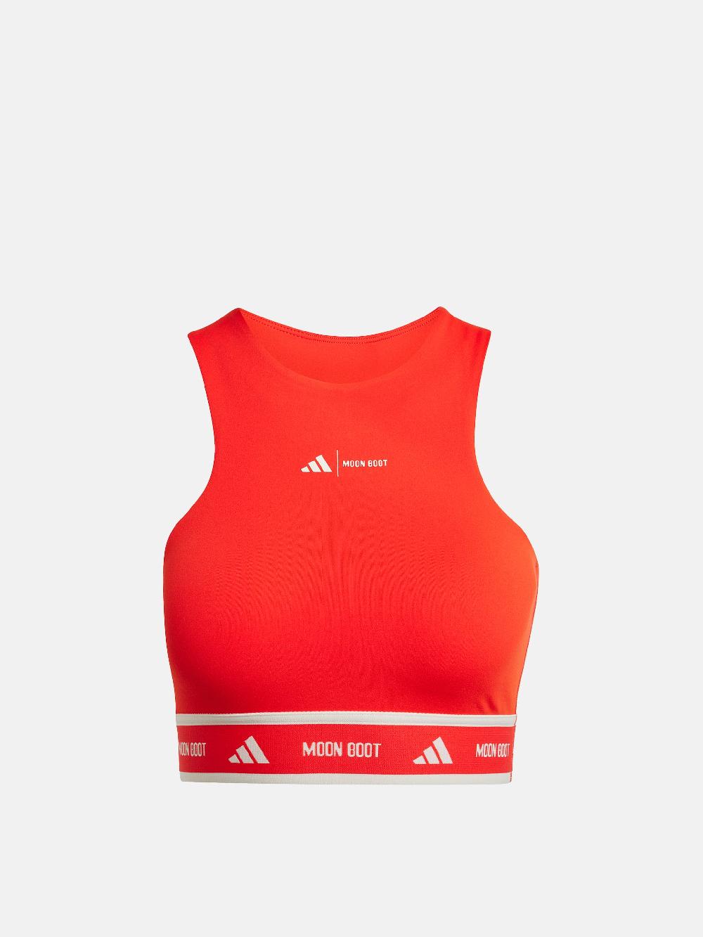 Moon Boot Crop top rosso adidas x Moon Boot 2025
