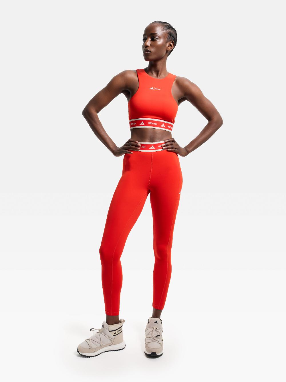 Moon Boot Crop top rosso adidas x Moon Boot 2025