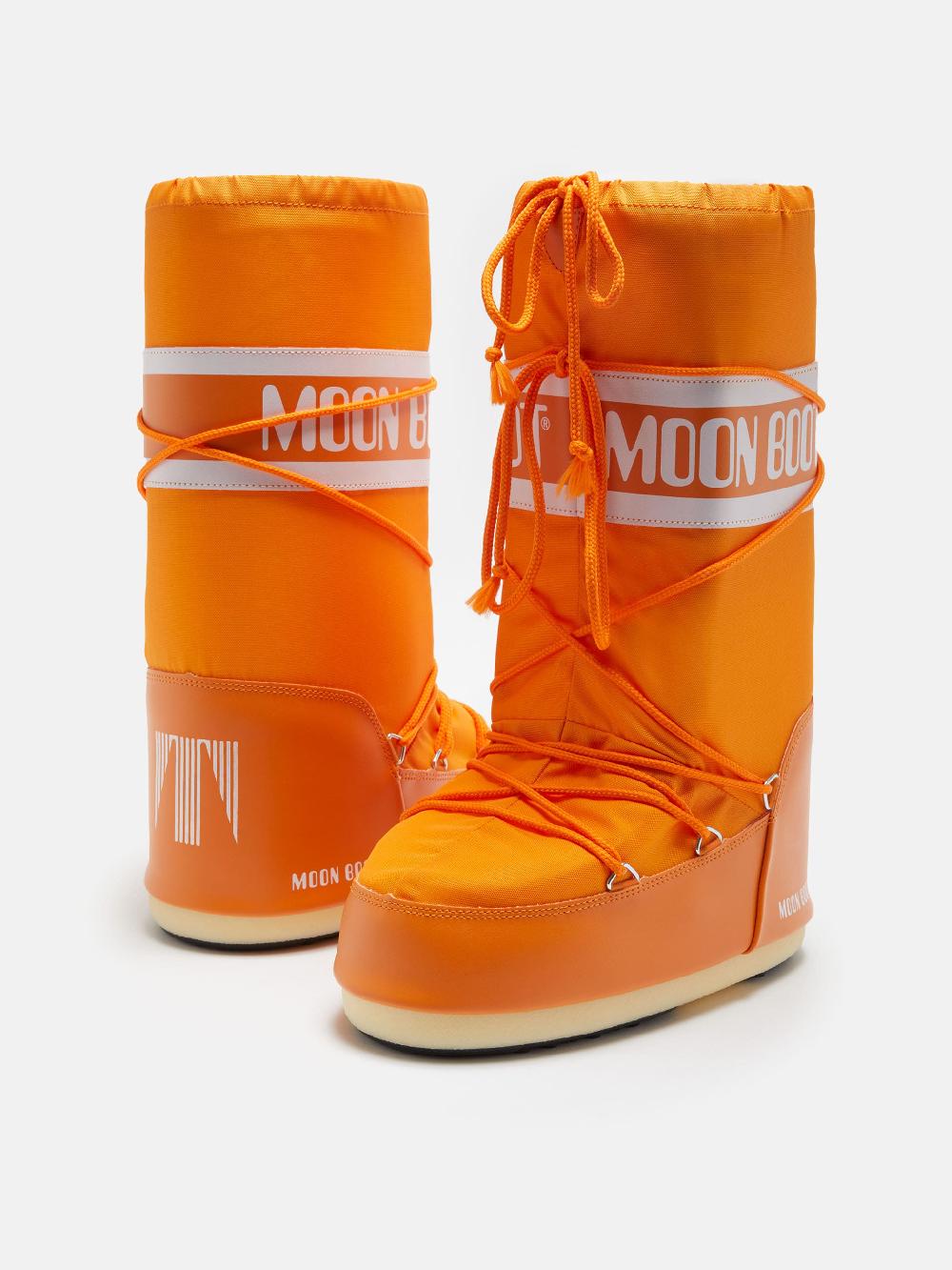 Moon Boot ICON NYLON ARANCIONE Nuovo