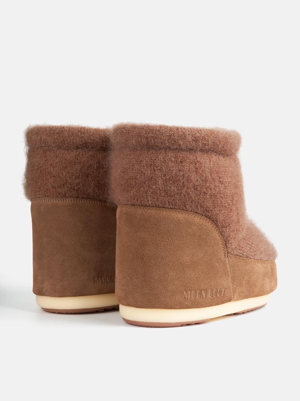 Moon Boot Icon Low No Lace Marrone Moon Boot + Jacquemus Qualità