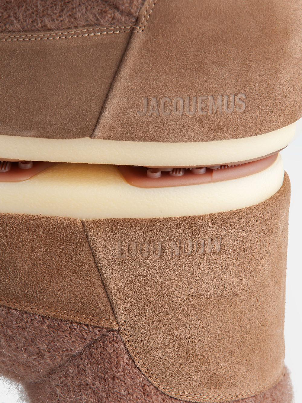 Moon Boot Icon Low No Lace Marrone Moon Boot + Jacquemus Qualità