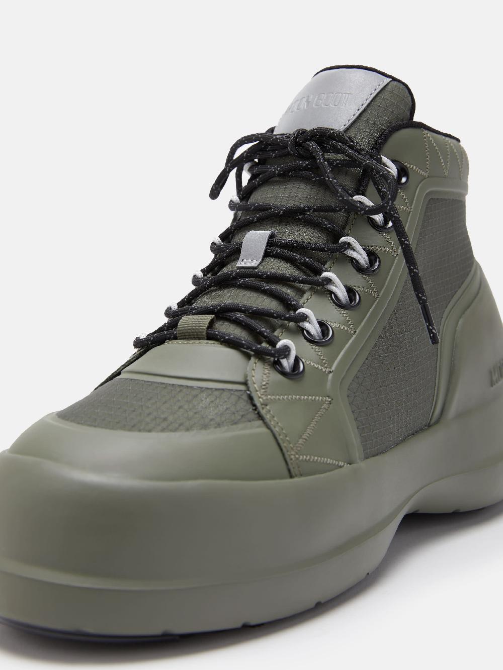 Moon Boot LUNA TREK MID NYLON KAKI Qualità Garantita