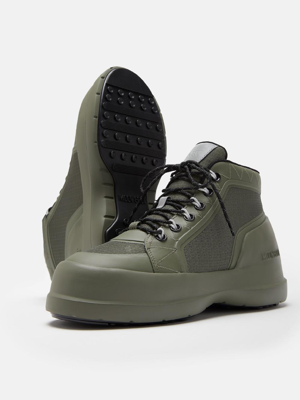 Moon Boot LUNA TREK MID NYLON KAKI Qualità Garantita