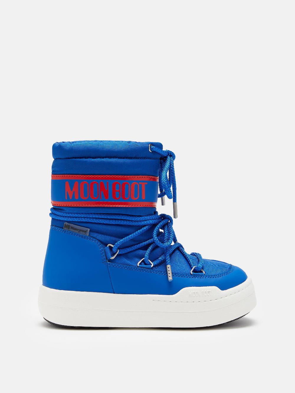 Moon Boot JUNIOR PARK BOOT BLU ELETTRICO Consegna Veloce