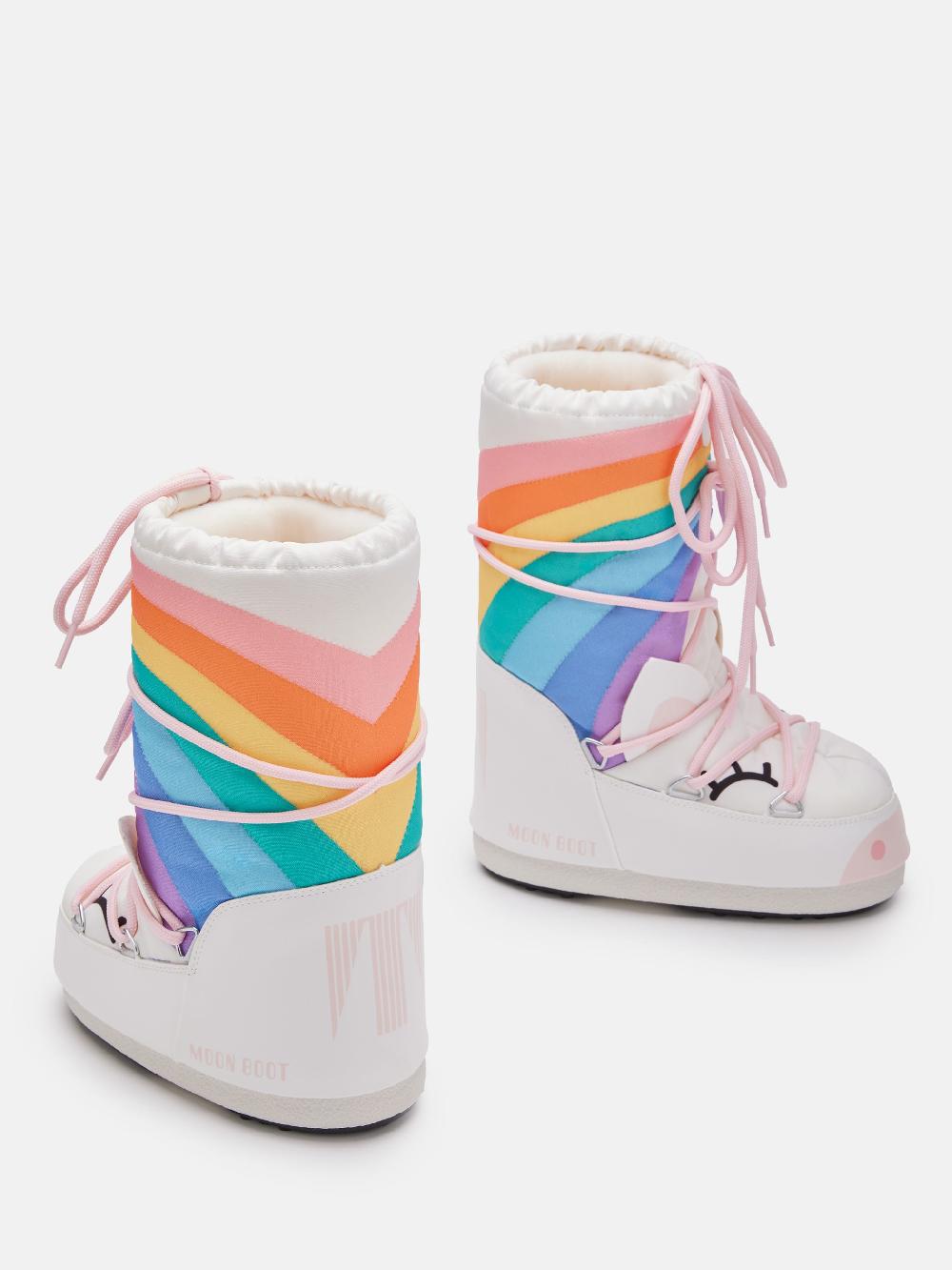 Moon Boot ICON JUNIOR UNICORN BIANCO Affare Del Giorno