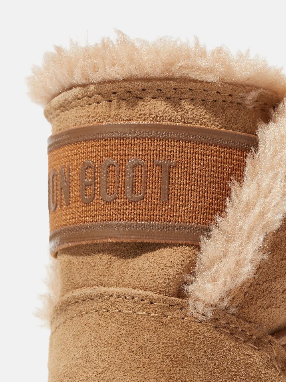 Moon Boot CRIB NOCCIOLA IN PELLE SCAMOSCIATA Sottocosto
