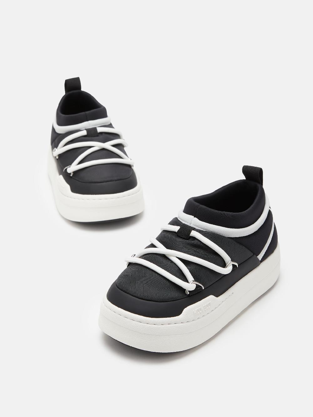 Moon Boot JUNIOR PARK SNEAKER ICON NERO Convenienza