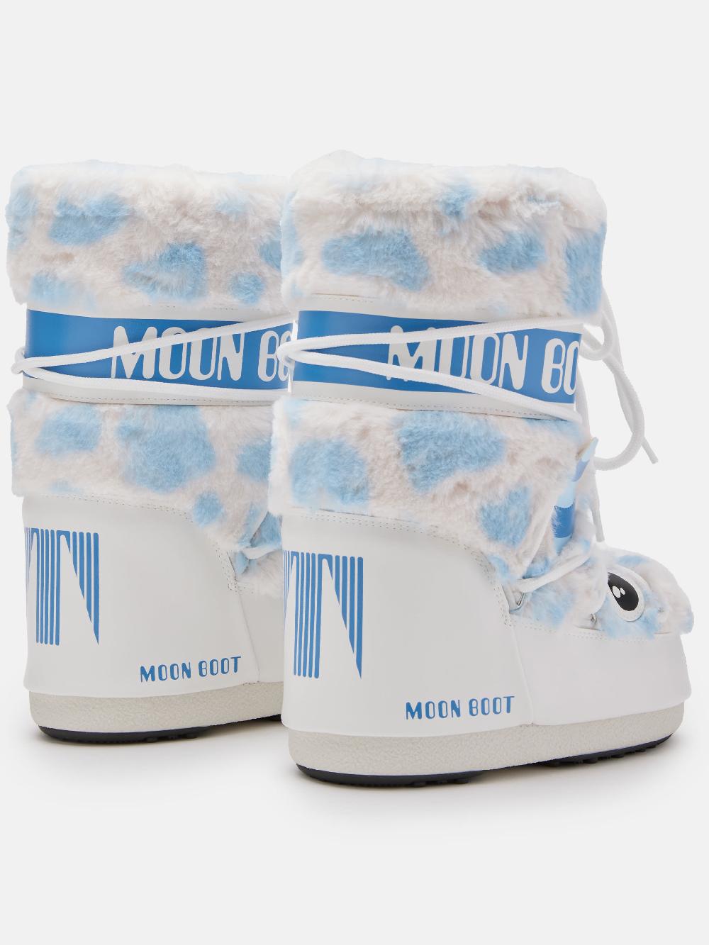 Moon Boot ICON JUNIOR YETI FAUX-FUR BIANCO Novità