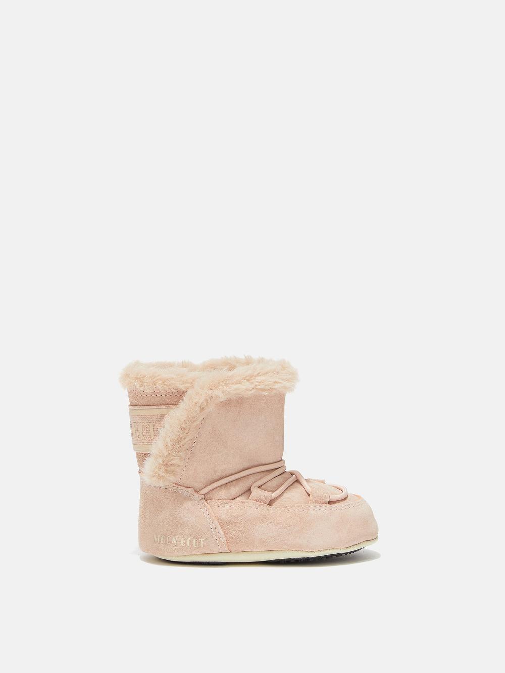 Moon Boot CRIB ROSA CHIARO IN PELLE SCAMOSCIATA Presa