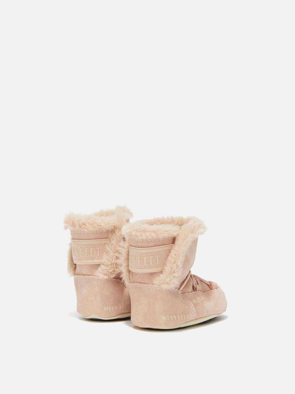 Moon Boot CRIB ROSA CHIARO IN PELLE SCAMOSCIATA Presa