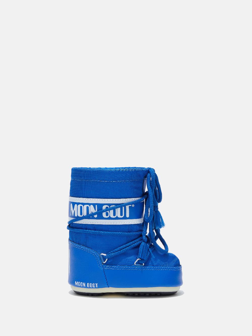 Moon Boot ICON MINI BLU IN NYLON Economico