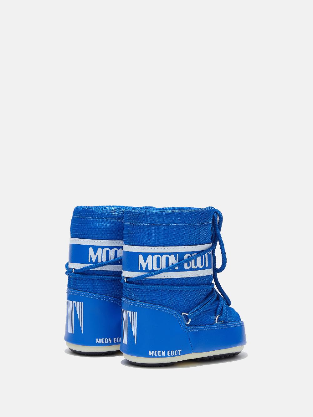 Moon Boot ICON MINI BLU IN NYLON Economico
